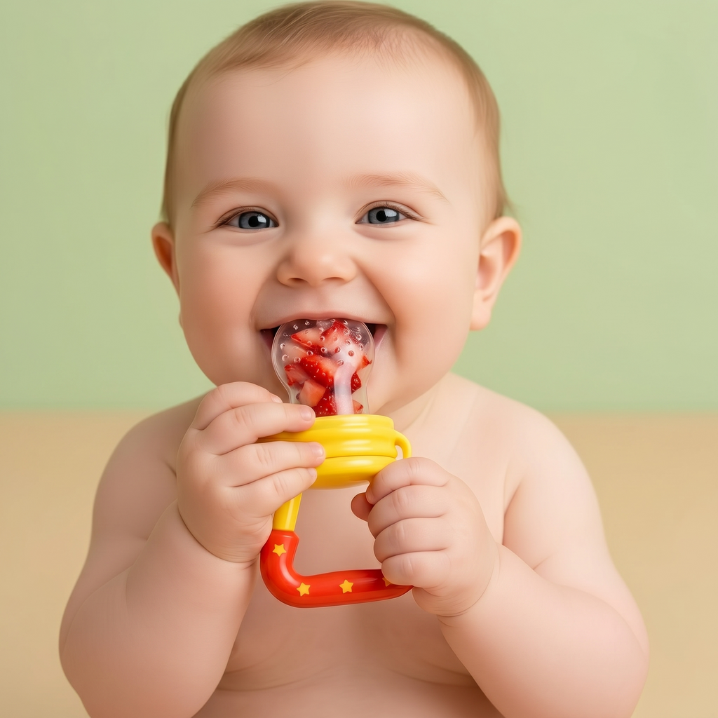 Baby Silicone Baby Fruit Feeder Food Supplement Pacifier Molar Stick Supplementary Portable Kids Boys Girls Fruit Supplement