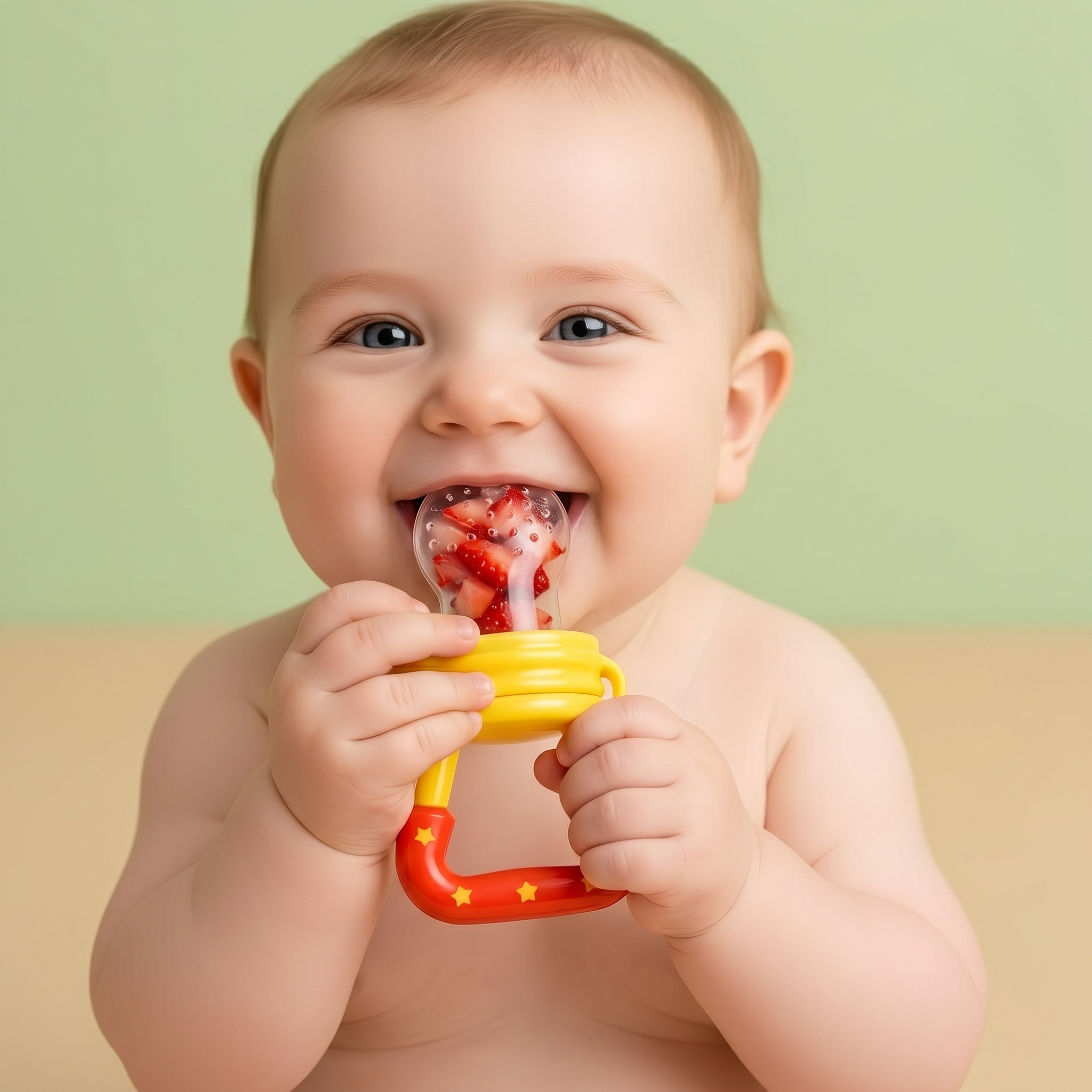Baby Silicone Baby Fruit Feeder Food Supplement Pacifier Molar Stick Supplementary Portable Kids Boys Girls Fruit Supplement
